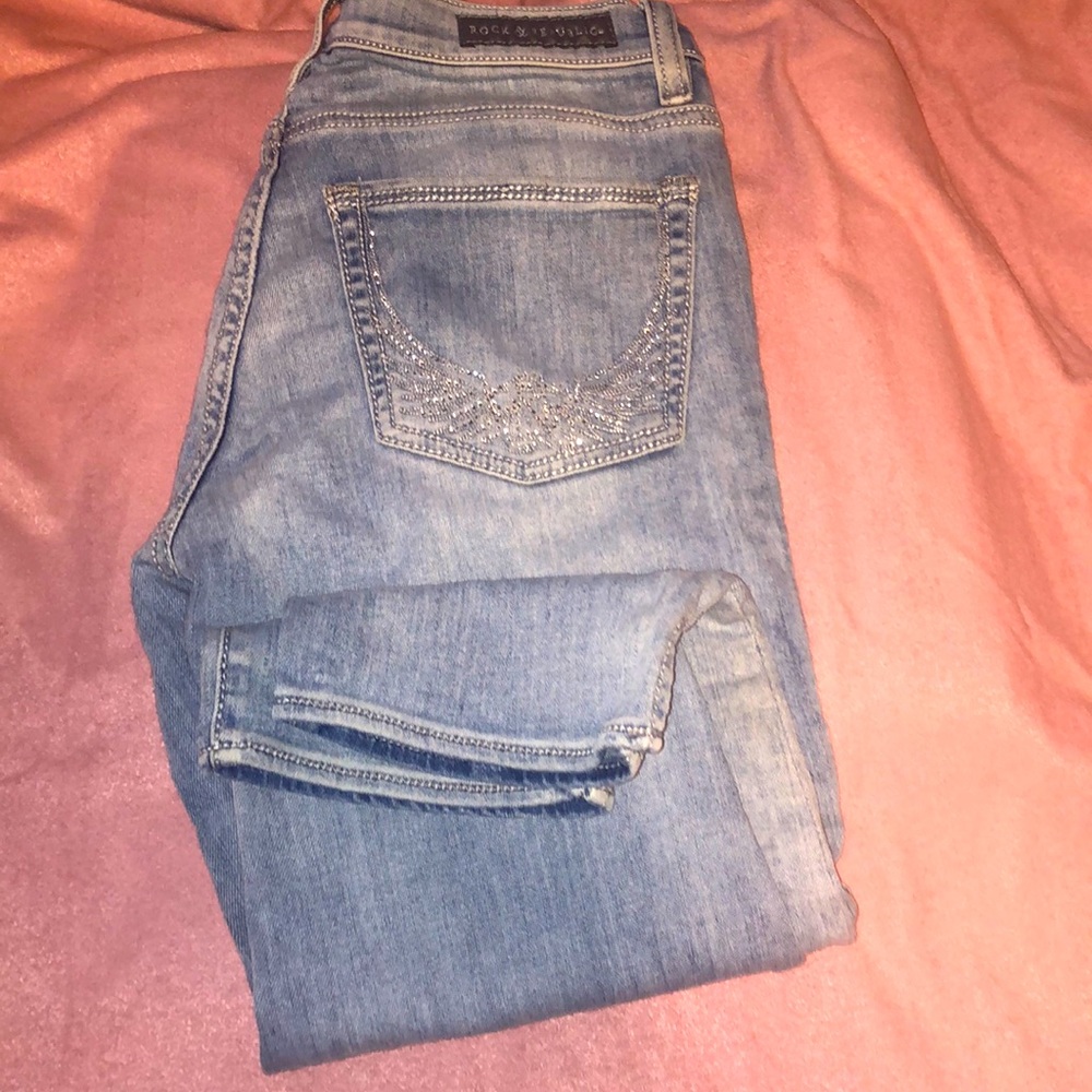 Rock and Republic crop pants size 8
